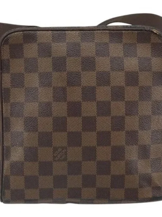 LOUIS VUITTON Damier Ebene Olaf PM Shoulder Bag N41442 LV Auth ka1987 - Picture 2 of 15